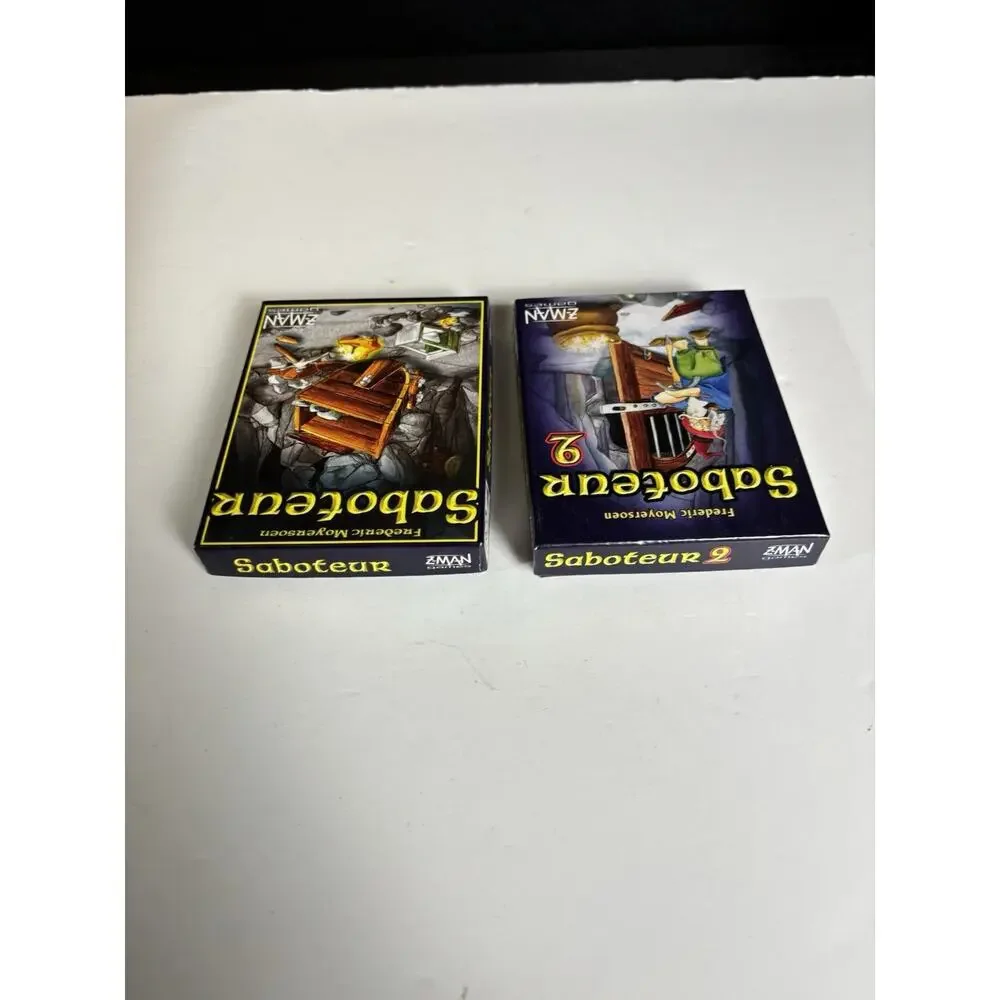 Lot Of Two Games - Saboteur And Saboteur 2 Complete Card Game Sets VG Condition - Picture 7 of 16